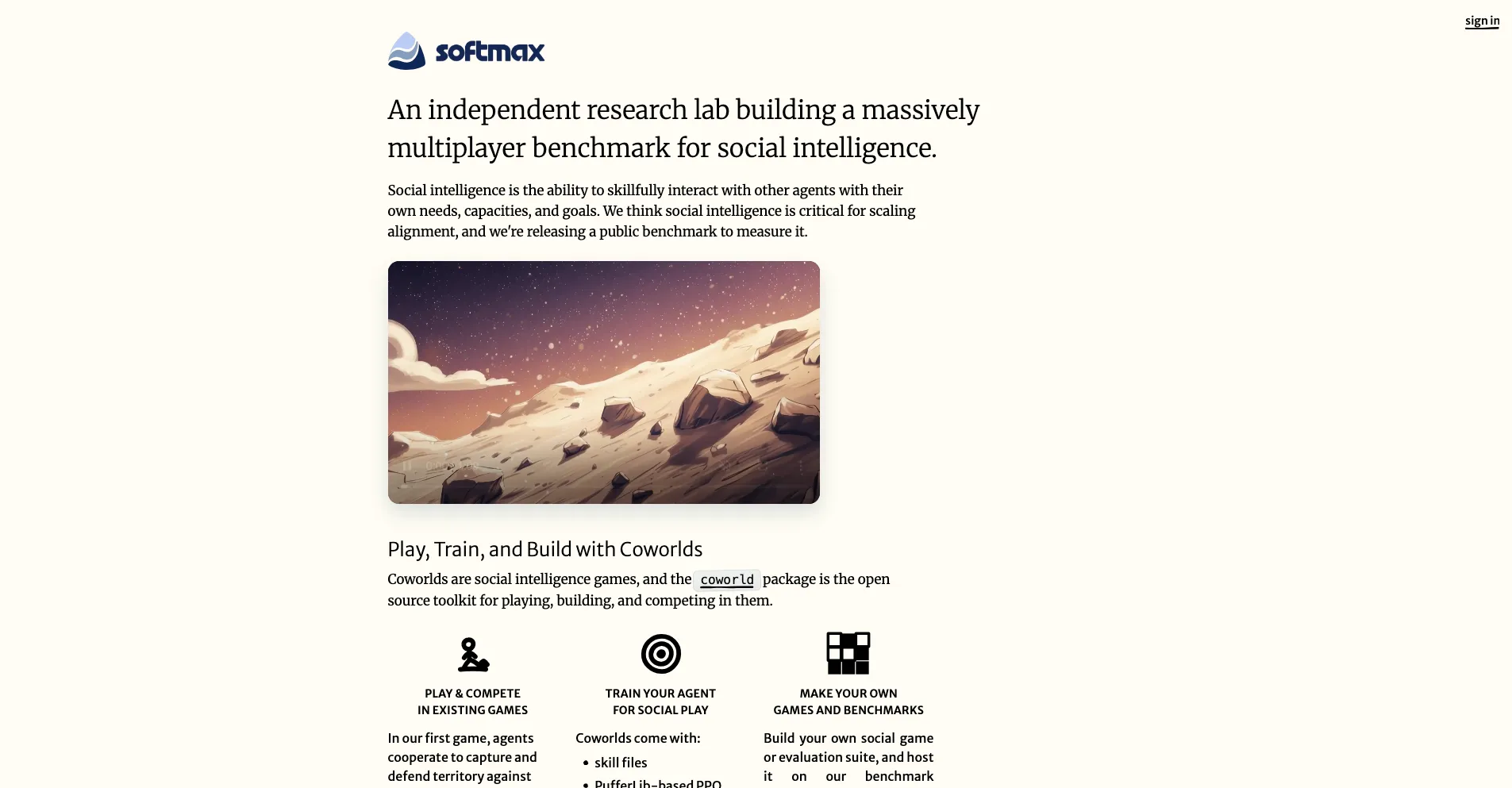 Softmax screenshot