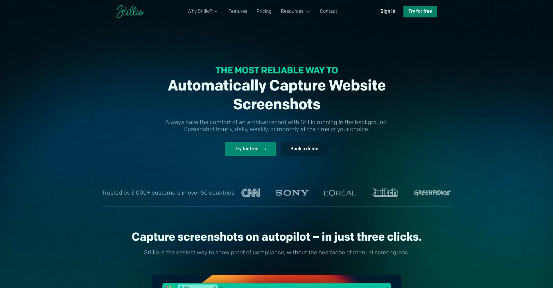 Stillio screenshot